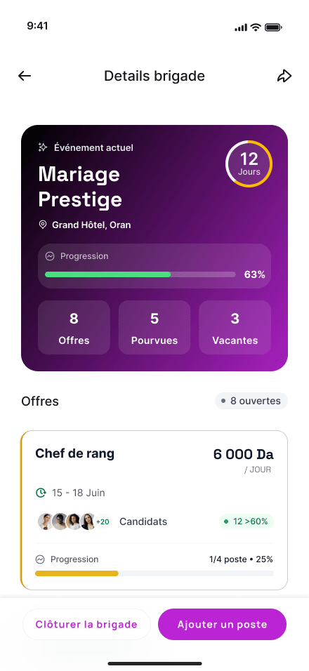 Vista previa de la aplicación móvil Kaketus