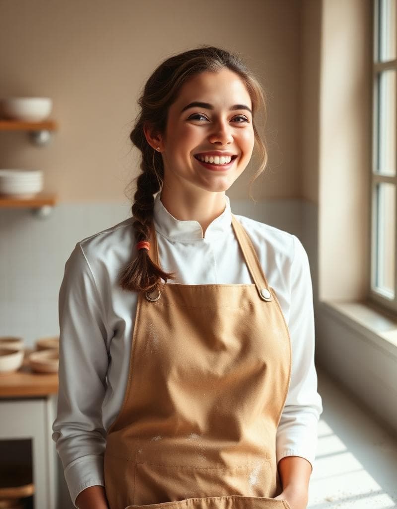 Inès, 24 años — Jefa de pastelería en su obrador
